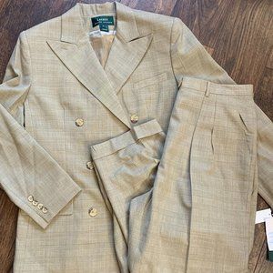 NWT Ralph Lauren Houndstooth Check Suit Blazer 14